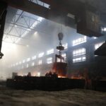 10.03.2022. Kielce. Odlewnia Chemar uruchamia zmodernizowany piec łukowy do topnienia staliwa / Wiktor Taszłow / Radio Kielce