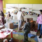 12.03.2022. Kielce. Kielecki centralny punkt magazynowo-dystrybucyjny darów dla Ukrainy / Wiktor Taszłow / Radio Kielce