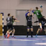 12.03.2022. Kielce. Mecz I ligi piłki ręcznej: AZS UJK Kielce - Olimpia Medex Piekary Śląskie / Wiktor Taszłow / Radio Kielce