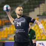 12.03.2022. Kielce. Mecz I ligi piłki ręcznej: AZS UJK Kielce - Olimpia Medex Piekary Śląskie / Wiktor Taszłow / Radio Kielce