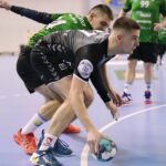 12.03.2022. Kielce. Mecz I ligi piłki ręcznej: AZS UJK Kielce - Olimpia Medex Piekary Śląskie / Wiktor Taszłow / Radio Kielce