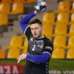 12.03.2022. Kielce. Mecz I ligi piłki ręcznej: AZS UJK Kielce - Olimpia Medex Piekary Śląskie / Wiktor Taszłow / Radio Kielce