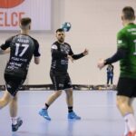 12.03.2022. Kielce. Mecz I ligi piłki ręcznej: AZS UJK Kielce - Olimpia Medex Piekary Śląskie / Wiktor Taszłow / Radio Kielce