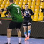 12.03.2022. Kielce. Mecz I ligi piłki ręcznej: AZS UJK Kielce - Olimpia Medex Piekary Śląskie / Wiktor Taszłow / Radio Kielce