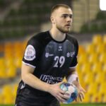 12.03.2022. Kielce. Mecz I ligi piłki ręcznej: AZS UJK Kielce - Olimpia Medex Piekary Śląskie / Wiktor Taszłow / Radio Kielce