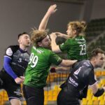 12.03.2022. Kielce. Mecz I ligi piłki ręcznej: AZS UJK Kielce - Olimpia Medex Piekary Śląskie / Wiktor Taszłow / Radio Kielce