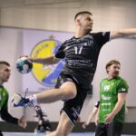 12.03.2022. Kielce. Mecz I ligi piłki ręcznej: AZS UJK Kielce - Olimpia Medex Piekary Śląskie / Wiktor Taszłow / Radio Kielce