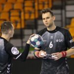 12.03.2022. Kielce. Mecz I ligi piłki ręcznej: AZS UJK Kielce - Olimpia Medex Piekary Śląskie / Wiktor Taszłow / Radio Kielce