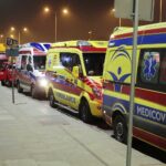 13.03.2022. Kielce. Dworzec PKP. Przyjazd z Ukrainy dzieci chorych onkologicznie / Wiktor Taszłow / Radio Kielce