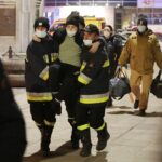 13.03.2022. Kielce. Dworzec PKP. Przyjazd z Ukrainy dzieci chorych onkologicznie / Wiktor Taszłow / Radio Kielce