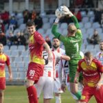 13,03.2022. Kielce. Mecz 23. kolejki Fortuna 1 Ligi - Korona Kielce - Apklan Resovia Rzeszów / Wiktor Taszłow / Radio Kielce