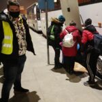 13.03.2022. Kielce. Dworzec PKP. Przyjazd z Ukrainy dzieci chorych onkologicznie / Wiktor Taszłow / Radio Kielce