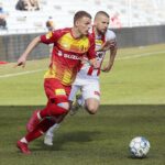 13,03.2022. Kielce. Mecz 23. kolejki Fortuna 1 Ligi - Korona Kielce - Apklan Resovia Rzeszów / Wiktor Taszłow / Radio Kielce