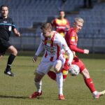 13,03.2022. Kielce. Mecz 23. kolejki Fortuna 1 Ligi - Korona Kielce - Apklan Resovia Rzeszów / Wiktor Taszłow / Radio Kielce