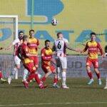 13,03.2022. Kielce. Mecz 23. kolejki Fortuna 1 Ligi - Korona Kielce - Apklan Resovia Rzeszów / Wiktor Taszłow / Radio Kielce