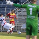 13,03.2022. Kielce. Mecz 23. kolejki Fortuna 1 Ligi - Korona Kielce - Apklan Resovia Rzeszów / Wiktor Taszłow / Radio Kielce