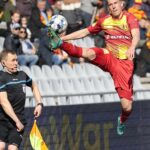 13,03.2022. Kielce. Mecz 23. kolejki Fortuna 1 Ligi - Korona Kielce - Apklan Resovia Rzeszów / Wiktor Taszłow / Radio Kielce