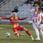 13,03.2022. Kielce. Mecz 23. kolejki Fortuna 1 Ligi - Korona Kielce - Apklan Resovia Rzeszów / Wiktor Taszłow / Radio Kielce