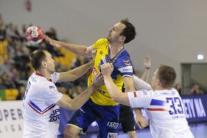 13.03.2022. Kielce. Mecz PGNiG Superligi - Łomża Vive Kielce - Azoty Puławy / Wiktor Taszłow / Radio Kielce