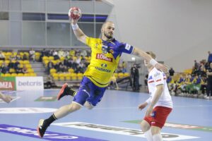 13.03.2022. Kielce. Mecz PGNiG Superligi - Łomża Vive Kielce - Azoty Puławy / Wiktor Taszłow / Radio Kielce