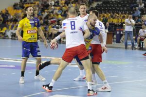 13.03.2022. Kielce. Mecz PGNiG Superligi - Łomża Vive Kielce - Azoty Puławy / Wiktor Taszłow / Radio Kielce