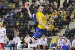 13.03.2022. Kielce. Mecz PGNiG Superligi - Łomża Vive Kielce - Azoty Puławy / Wiktor Taszłow / Radio Kielce