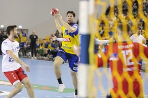 13.03.2022. Kielce. Mecz PGNiG Superligi - Łomża Vive Kielce - Azoty Puławy / Wiktor Taszłow / Radio Kielce