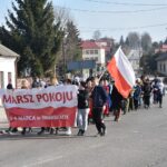 03.03.2022. Iwaniska. Marsz Pokoju / Gminne Centrum Biblioteki i Kultury w Iwaniskach