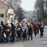 03.03.2022. Iwaniska. Marsz Pokoju / Gminne Centrum Biblioteki i Kultury w Iwaniskach