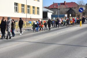 03.03.2022. Iwaniska. Marsz Pokoju / Gminne Centrum Biblioteki i Kultury w Iwaniskach