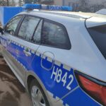 17.03.2022. Komorów. Pijany kierowca wjechał autem w radiowóz / Policja Wyszków