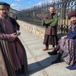 15.03.2022. Wąchock. Plan filmowy serialu „Korona królów. Jagiellonowie” / Anna Głąb / Radio Kielce