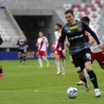 05.03.2022. Łódź. 22. kolejka Fortuna 1 Ligi: ŁKS Łódź - Korona Kielce / Krzysztof Bujnowicz / Radio Kielce