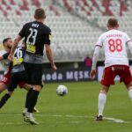 05.03.2022. Łódź. 22. kolejka Fortuna 1 Ligi: ŁKS Łódź - Korona Kielce / Krzysztof Bujnowicz / Radio Kielce