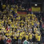 03.03.2022. EHL Liga Mistrzów. Mecz MKB-MVM Veszprem - Łomża Vive Kielce / Krzysztof Bujnowicz / Radio Kielce