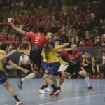 03.03.2022. EHL Liga Mistrzów. Mecz MKB-MVM Veszprem - Łomża Vive Kielce / Krzysztof Bujnowicz / Radio Kielce