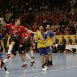 03.03.2022. EHL Liga Mistrzów. Mecz MKB-MVM Veszprem - Łomża Vive Kielce / Krzysztof Bujnowicz / Radio Kielce