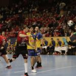 03.03.2022. EHL Liga Mistrzów. Mecz MKB-MVM Veszprem - Łomża Vive Kielce / Krzysztof Bujnowicz / Radio Kielce