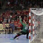 03.03.2022. EHL Liga Mistrzów. Mecz MKB-MVM Veszprem - Łomża Vive Kielce / Krzysztof Bujnowicz / Radio Kielce