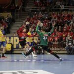 03.03.2022. EHL Liga Mistrzów. Mecz MKB-MVM Veszprem - Łomża Vive Kielce / Krzysztof Bujnowicz / Radio Kielce