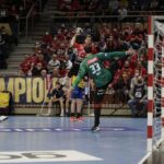 03.03.2022. EHL Liga Mistrzów. Mecz MKB-MVM Veszprem - Łomża Vive Kielce / Krzysztof Bujnowicz / Radio Kielce