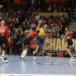 03.03.2022. EHL Liga Mistrzów. Mecz MKB-MVM Veszprem - Łomża Vive Kielce / Krzysztof Bujnowicz / Radio Kielce