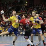 03.03.2022. EHL Liga Mistrzów. Mecz MKB-MVM Veszprem - Łomża Vive Kielce / Krzysztof Bujnowicz / Radio Kielce