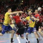 03.03.2022. EHL Liga Mistrzów. Mecz MKB-MVM Veszprem - Łomża Vive Kielce / Krzysztof Bujnowicz / Radio Kielce