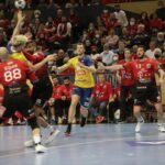 03.03.2022. EHL Liga Mistrzów. Mecz MKB-MVM Veszprem - Łomża Vive Kielce / Krzysztof Bujnowicz / Radio Kielce