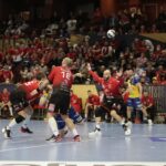 03.03.2022. EHL Liga Mistrzów. Mecz MKB-MVM Veszprem - Łomża Vive Kielce / Krzysztof Bujnowicz / Radio Kielce