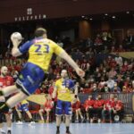 03.03.2022. EHL Liga Mistrzów. Mecz MKB-MVM Veszprem - Łomża Vive Kielce / Krzysztof Bujnowicz / Radio Kielce