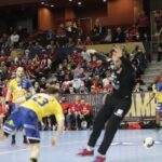 03.03.2022. EHL Liga Mistrzów. Mecz MKB-MVM Veszprem - Łomża Vive Kielce / Krzysztof Bujnowicz / Radio Kielce