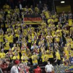 03.03.2022. EHL Liga Mistrzów. Mecz MKB-MVM Veszprem - Łomża Vive Kielce / Krzysztof Bujnowicz / Radio Kielce