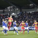 18.03.2022. Legnica. Mecz Miedź Legnica - Korona Kielce / Krzysztof Bujnowicz / Radio Kielce